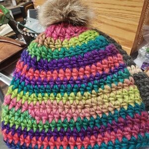 Gorgeous Hand Spun Merino Wool Beanie - Handmade - Kids Size - Original